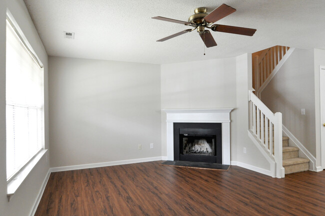 Living room with working fireplace - 11146 Whitlock Crossing Court