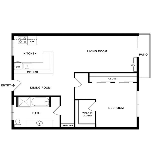Floorplan - Glade Apartments