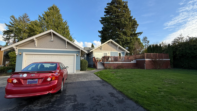 Rear of home, plus detached garage - 22315 10th Ave S