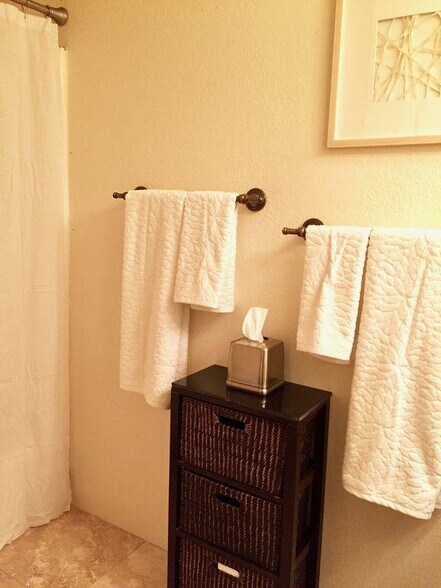 Nice peaceful bathroom with tub/shower. - 685 N Ashurst Ct