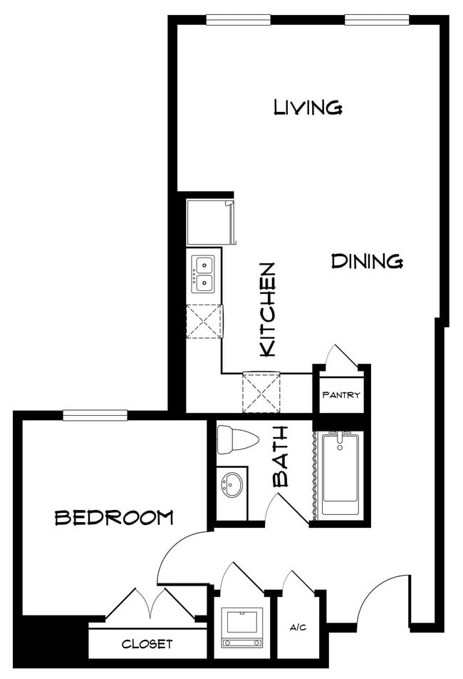 Floorplan - The Lofts at the Municipal