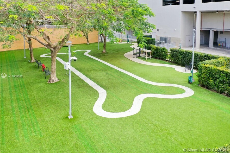Dog park area in the building - 10 South River Drive