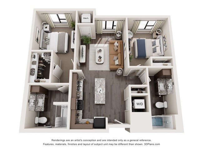 Floorplan - Decatur Landing I & II
