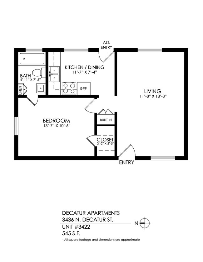 Floorplan - Decatur Apartments
