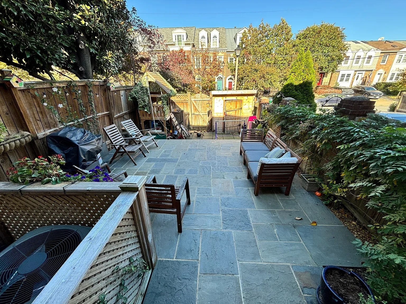 patio with storage and access to extra street parking - 903 Portner Pl