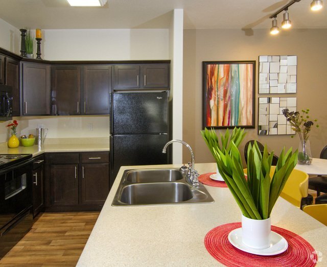 Granite Countertop Kitchen Island - Talavera at the Junction Apartments & Town...