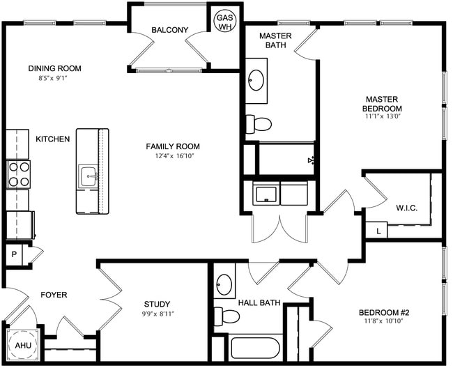 Floorplan - Riverwoods at Lake Ridge