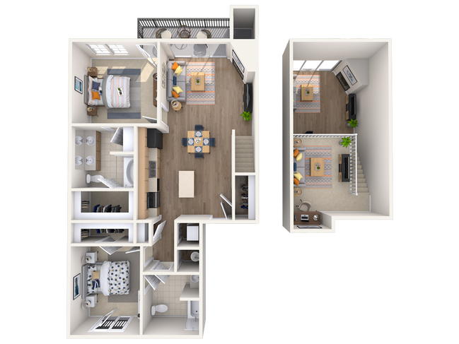 Floorplan - Lake Vista Apartments