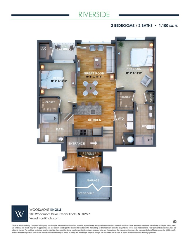 Floorplan - Woodmont Knolls