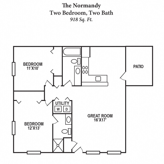 Floorplan - Woodhills Apartments