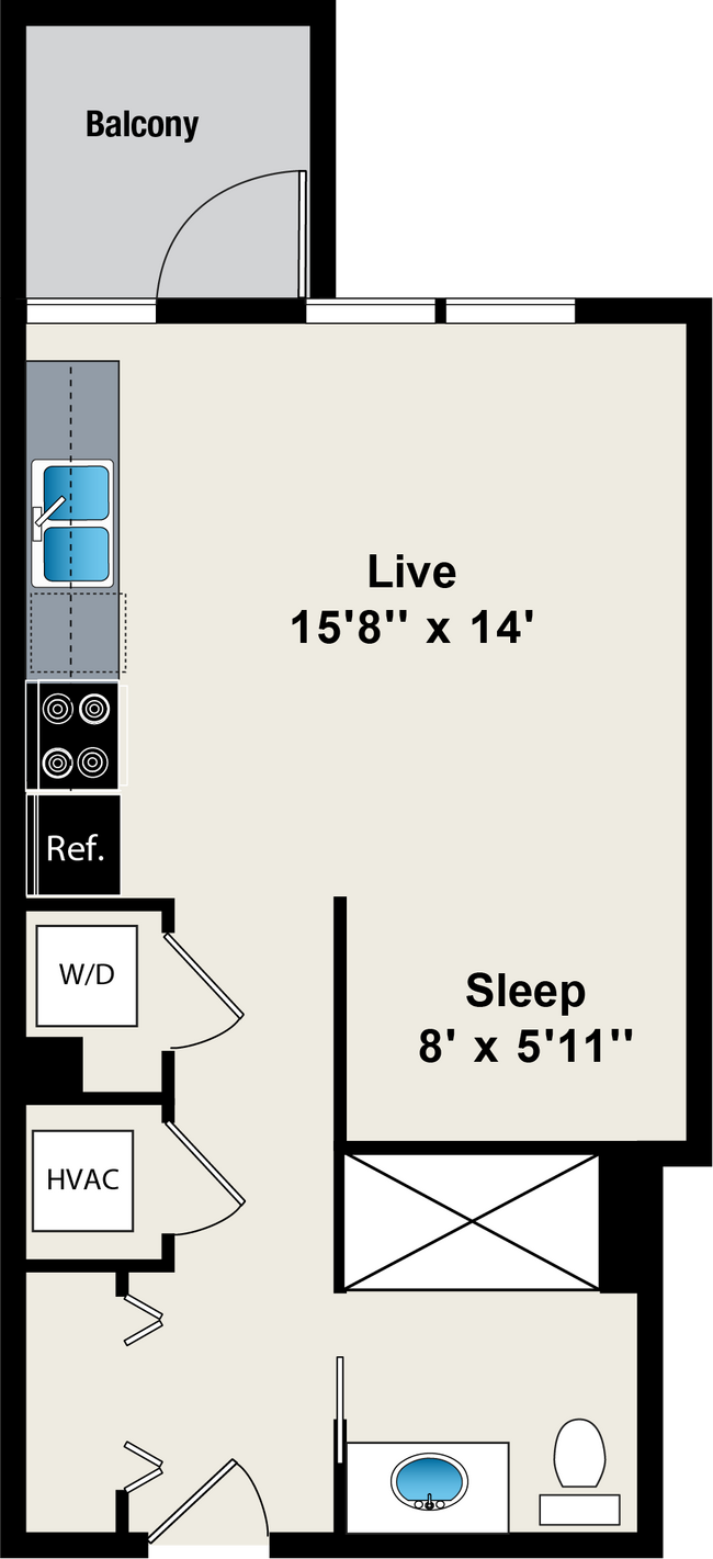 Floorplan - Reside on Green Street