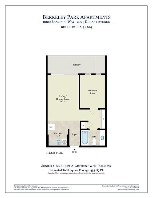 Floorplan - Berkeley Park Apartments