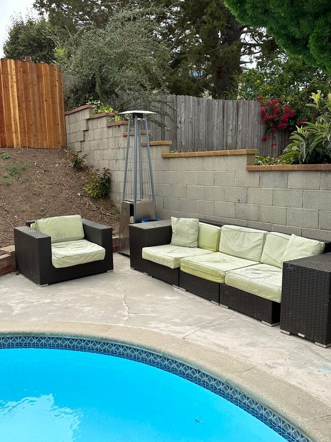 The Pool deck area - 3283 Kelton Ave