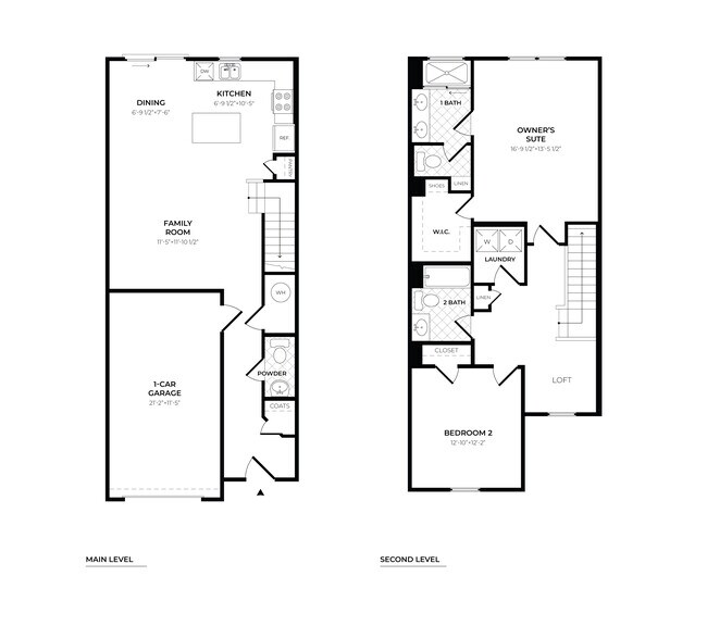 Floorplan - Avalon Townhomes