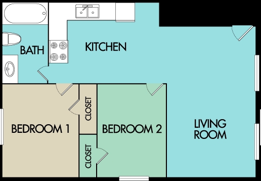 2BR/1BA - Lexington Ridge Apartments & Townhomes