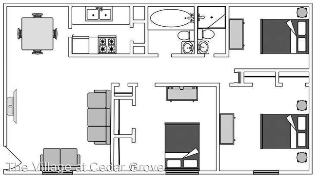 Three Bedroom, Two Bath, 1100 Square Feet - Aspire Richmond Hill