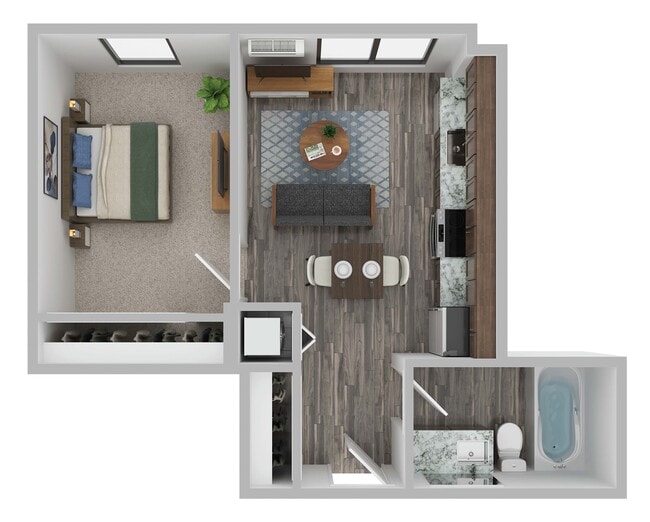Floorplan - Mast Apartments I & II