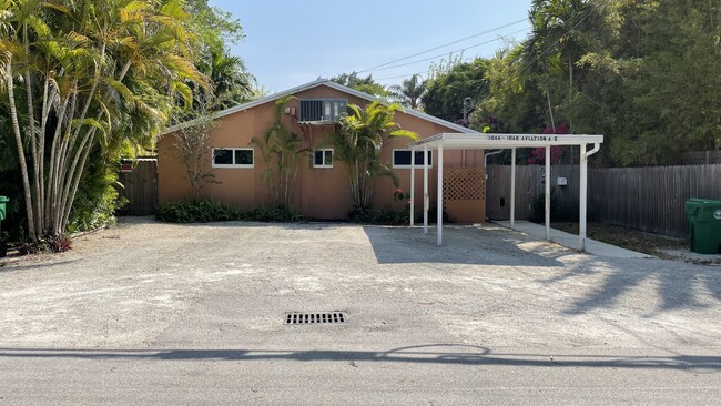 Front of duplex apt - 3066 Aviation Ave