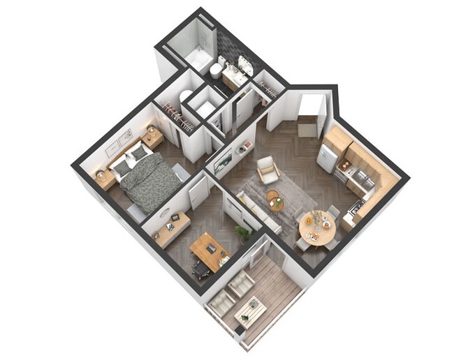 FLOORPLAN B - Civitas Apartments