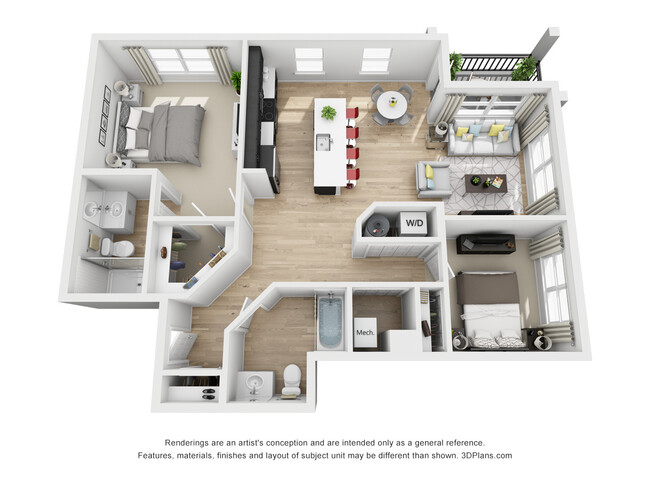 Floorplan - Excelsior Park Apartments