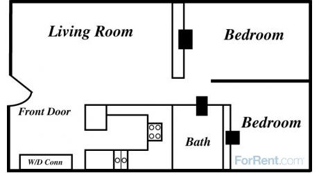 2BR/1BA - West Meadows Apartments