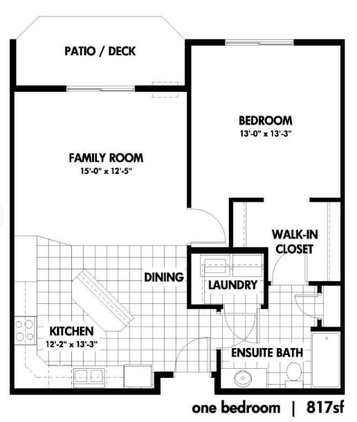 Floorplan - Crystal Creek Apartments