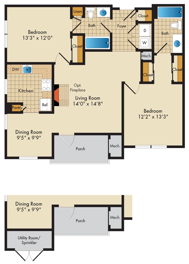 Floorplan - The Courts of Devon