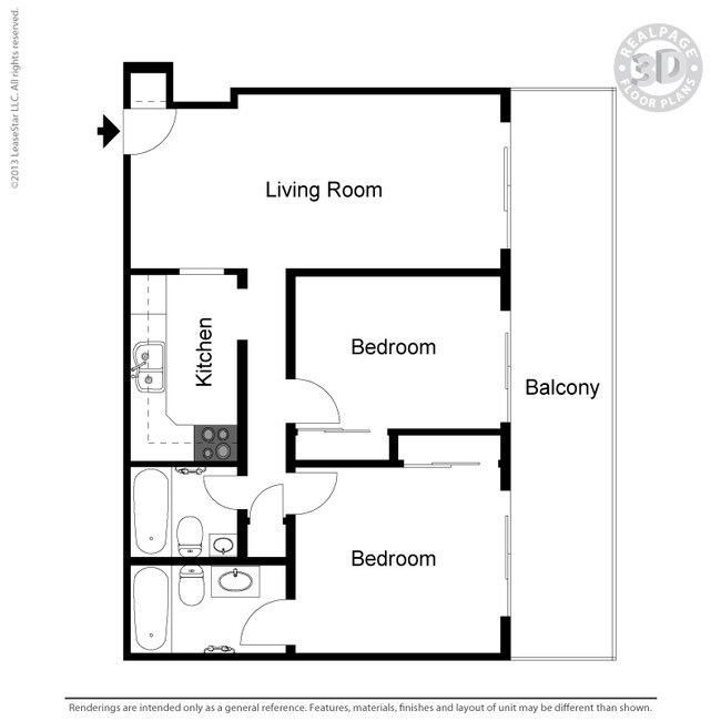 Floorplan - Mid-Town Apartments
