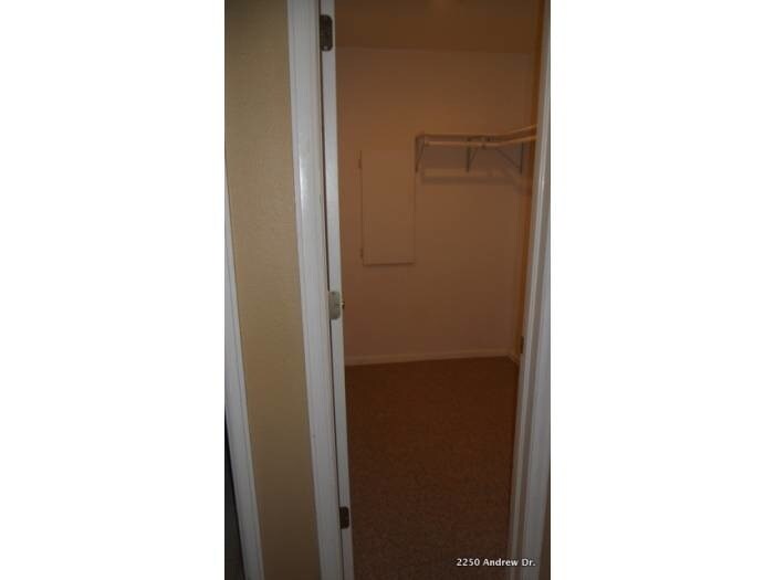 Basement Storage Closet - 2250 Andrew Drive