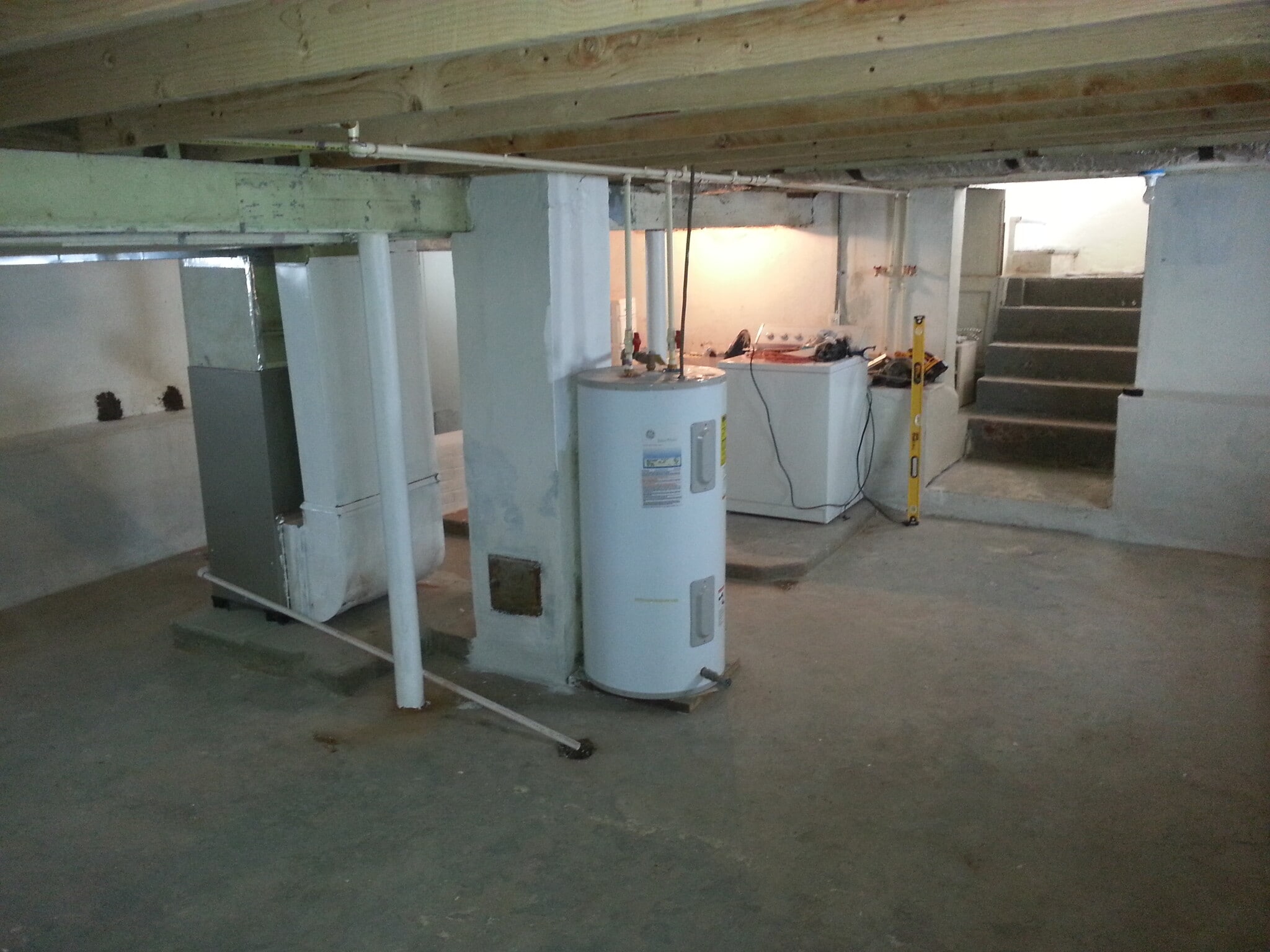 Basement utilities - 334 W Milton Ave