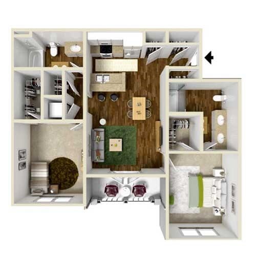 Floorplan - The Metro Apartments