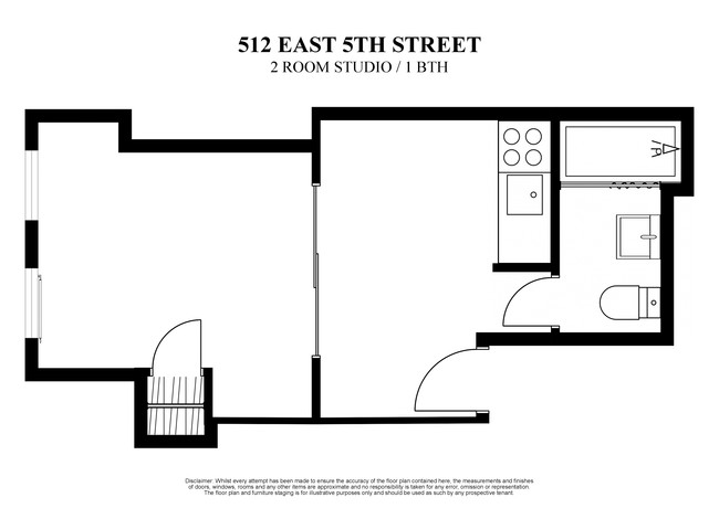 Floorplan - 512 East 5th Street