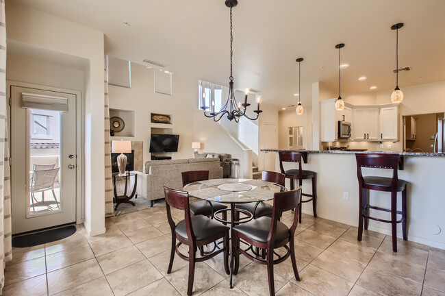 Dining room with side door for outside private patio - 19475 N Grayhawk Dr