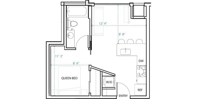 Floorplan - Solhavn Apartments