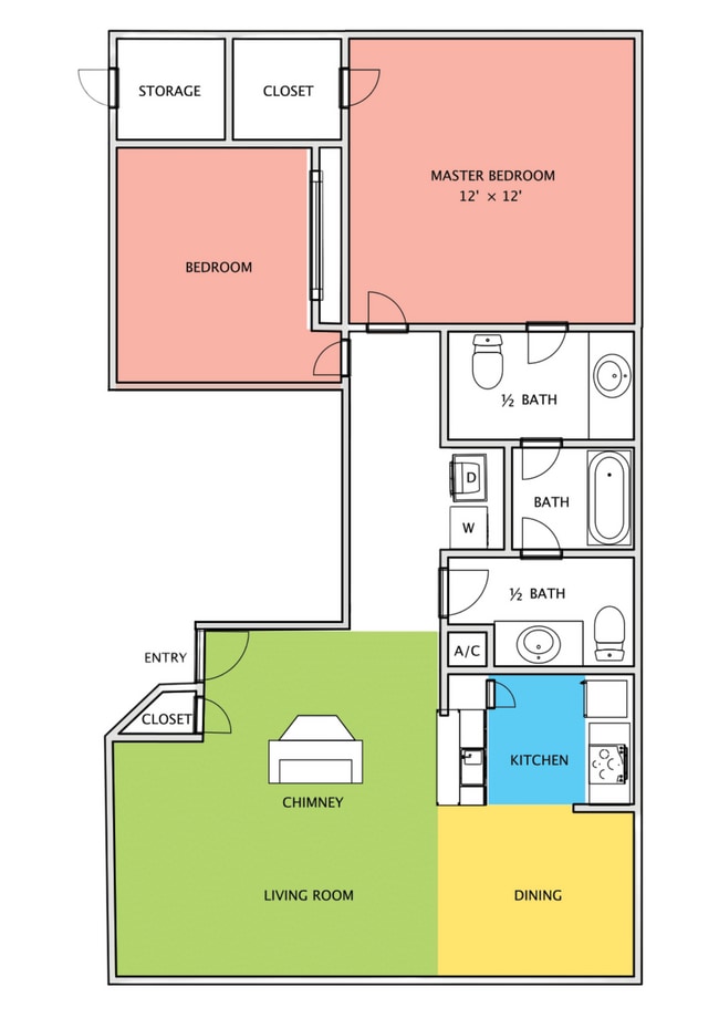 2X1.5-Floor Plan - Ashford Pecan Grove
