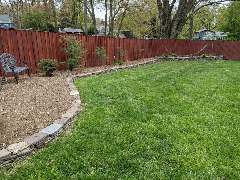 Backyard Gardens with Mature Fig Tree - 4201 Collier Rd