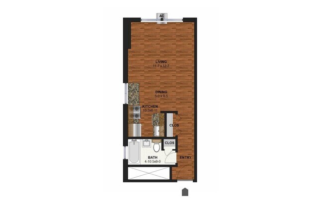 Floorplan - Bryant Ave Apartments | 2550