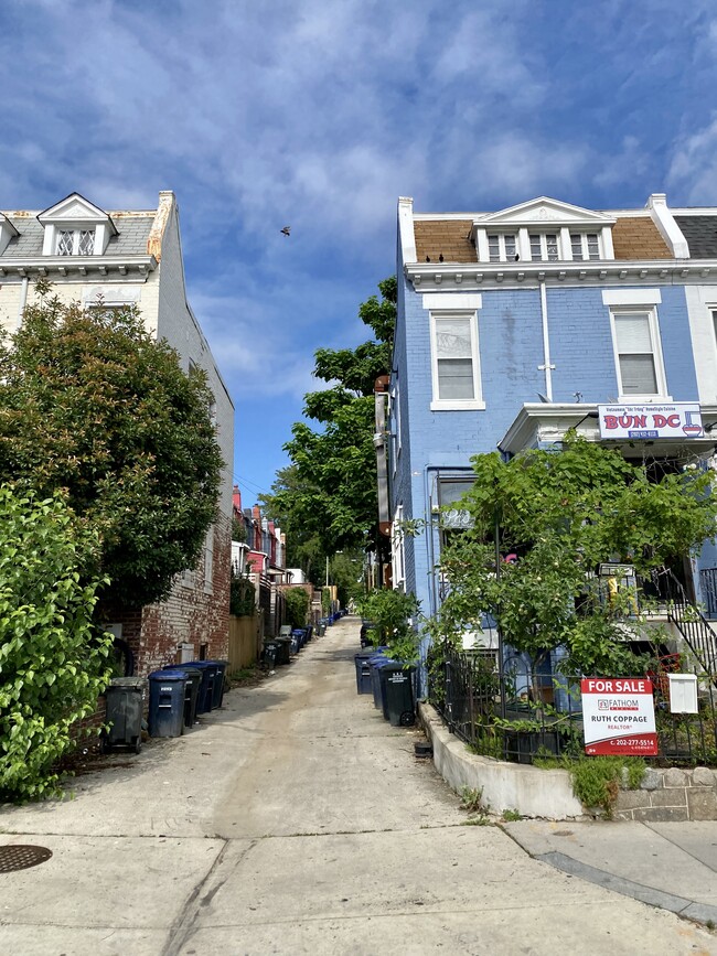 Entrance through this alley 2nd house on left - 778 Hobart Pl NW