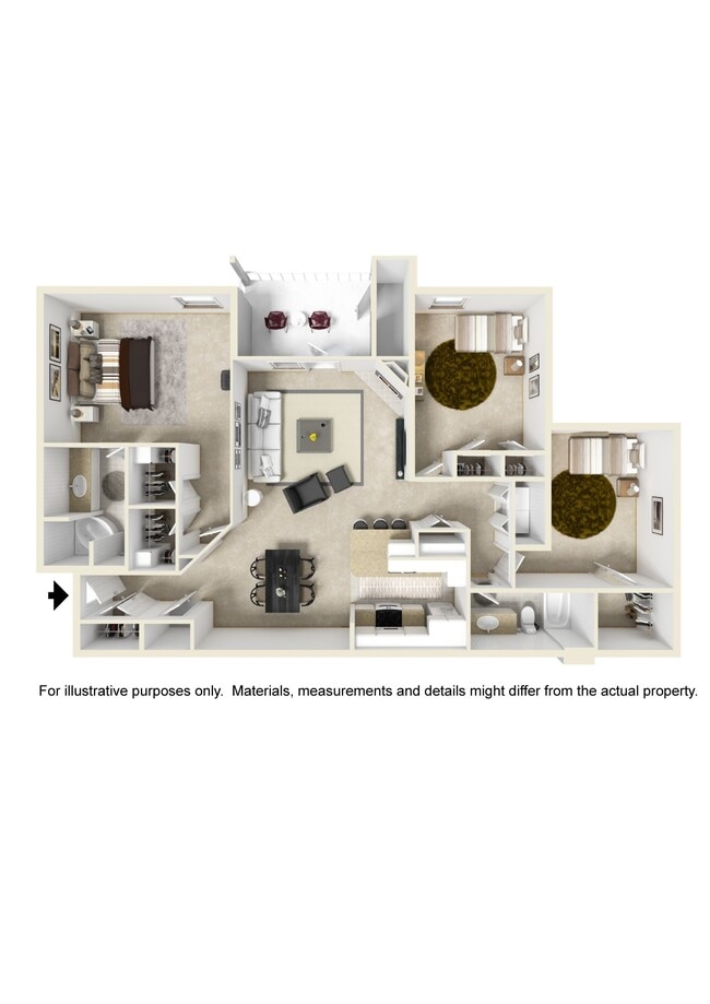 Floorplan - Parkwest Apartment Homes