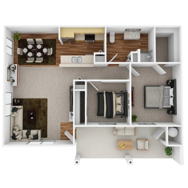 2 Bedroom 1 Bath 914sqft - Madrean Vista