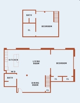 2BR/1BA - Crown Loft Condominiums