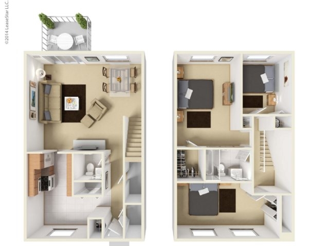 3BR/1.5BA - Millwood Townhouses