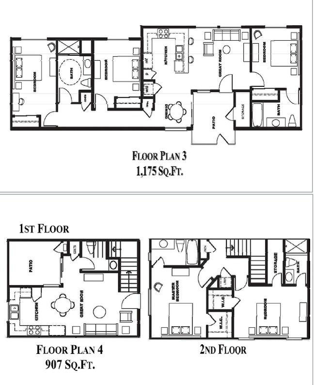 Floorplan - Cobblestone Apartments