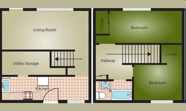 2BR/1BA - Cambridge Village