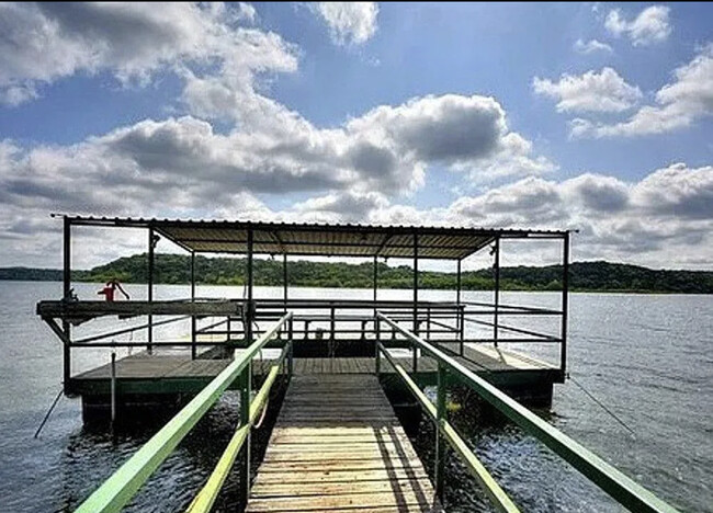 Fishing pier down at the lake - 111 Rolling Hills Dr