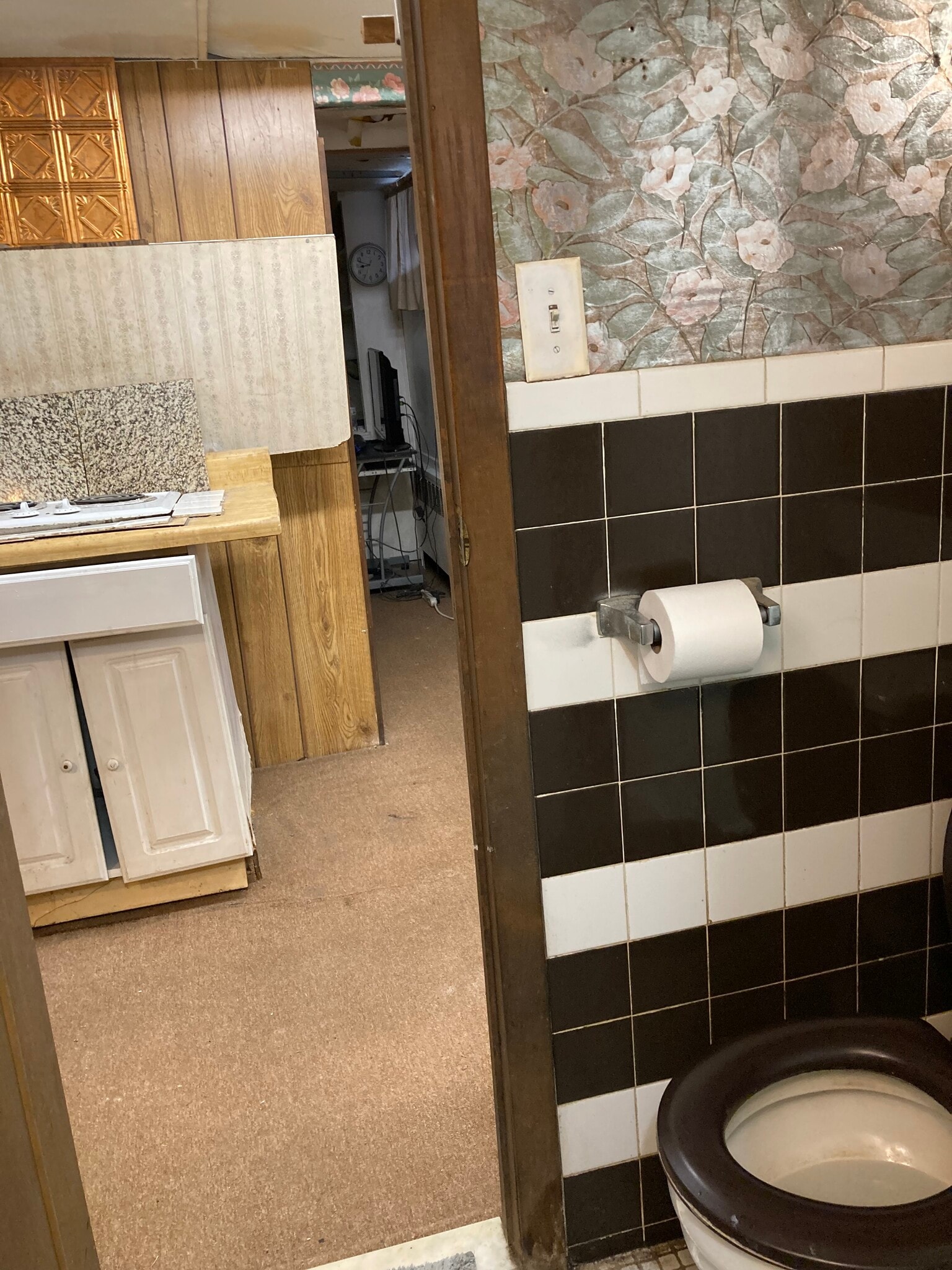 Lavatory exit into kitchenette - 764 Lenore Ln