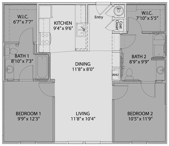 Floorplan - The Terraces at Haven for Hope