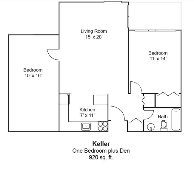 Floorplan - Hillsborough Apartments