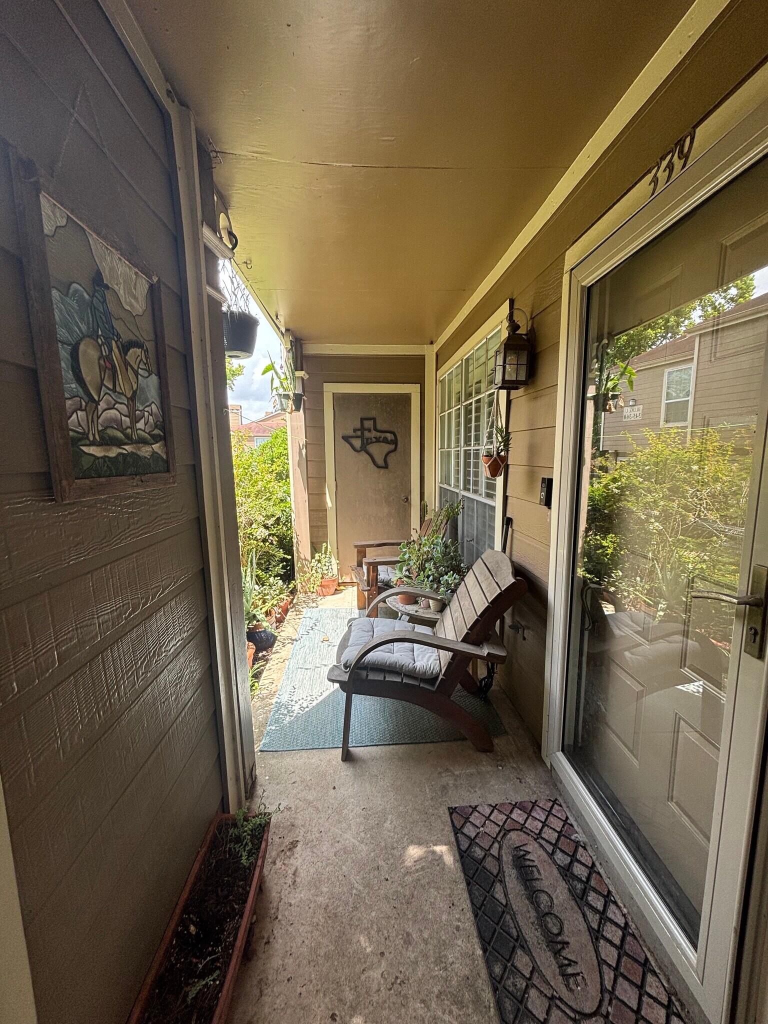 Front porch with storage closet - 1860 White Oak Dr