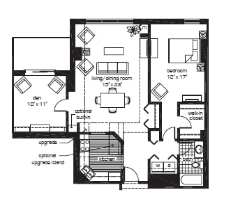 1BR/1BA - River West Apartments